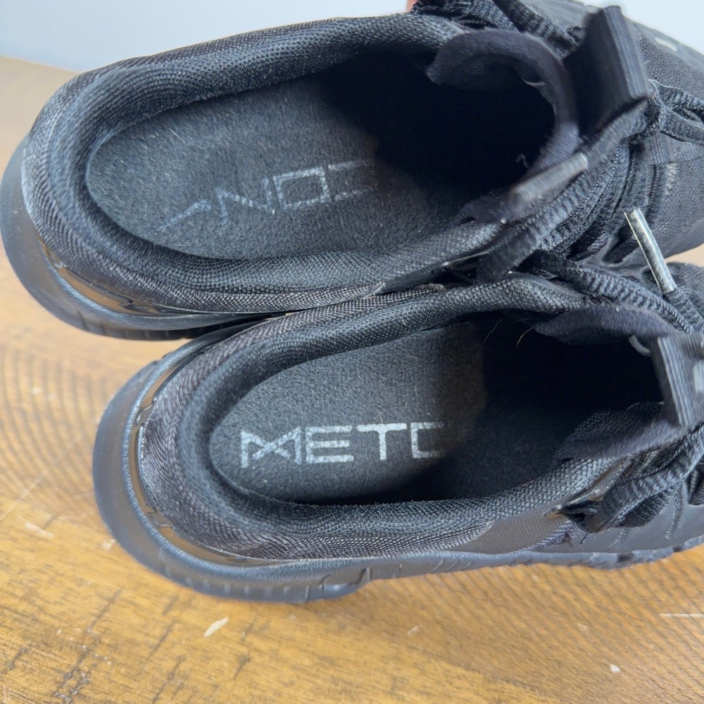 Nike Free Metcon 5 Womens 6.5 Triple Black Training Shoes Gym Crossfit Workout - Picture 9 of 10